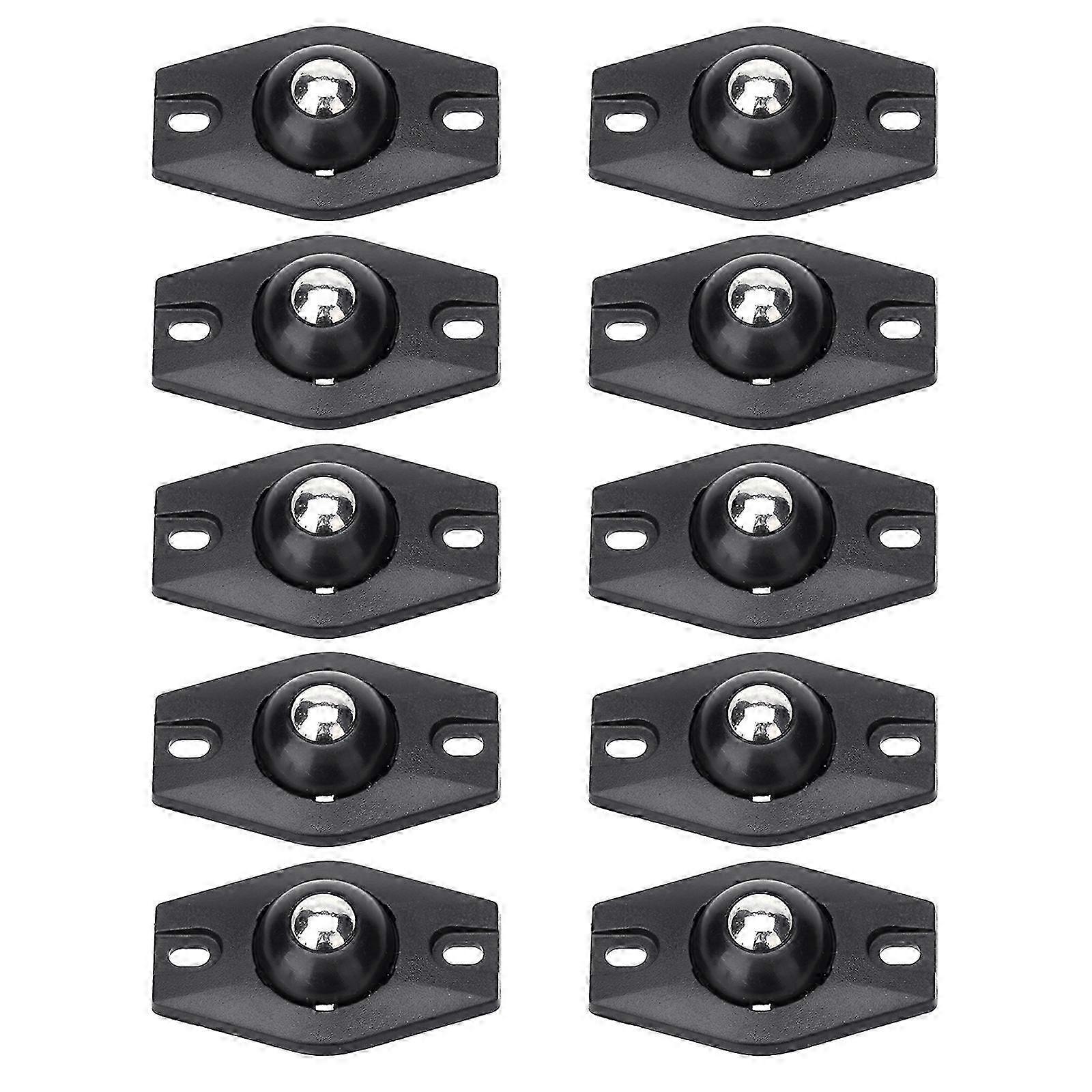 10pcs/set Self adhesive Furniture Rollers Stickable Casters Convient Solution Easy Mobilities Suitable compatible with Small Storage