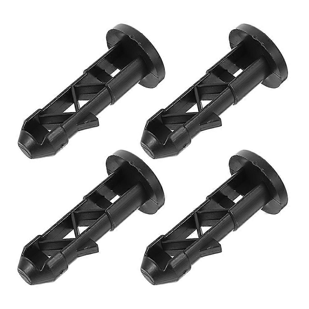 Garbage Lid Lock Trash Can Accessory for Locking 8Pcs Black Plastic
