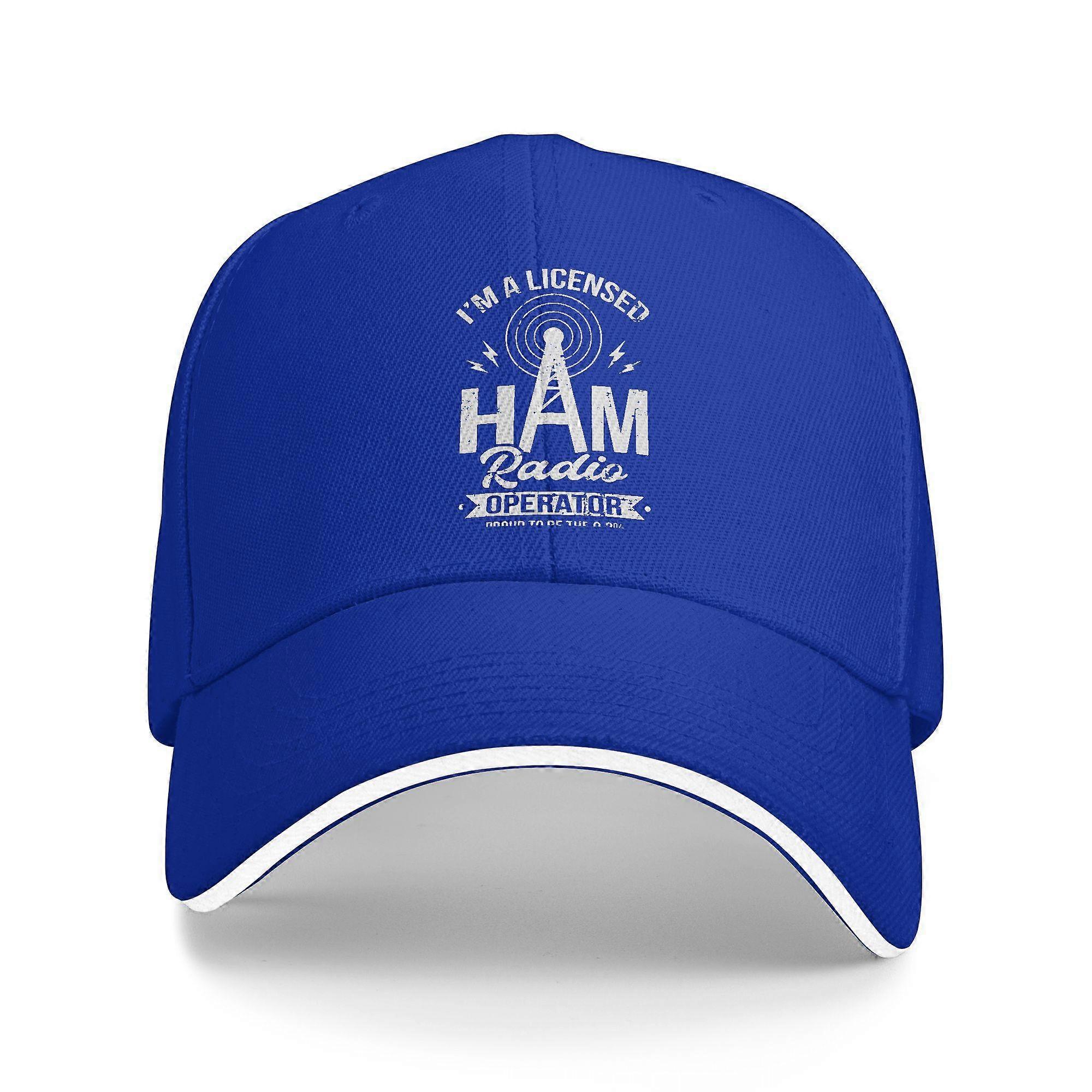 Casquette de baseball pour radioamateur, tendance, unisexe, style trucker, avec visière pare-soleil, idéale pour le tennis et le skate. Cadeau d'anniversaire.