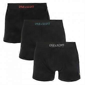 Lyle & Scott Mens Cotton Blend Boxer Shorts (Pack of 3)