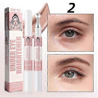 Full Coverage Under Eye Brightener And Concealer - Long Lasting, Correcting Cream For Dark Circles And Spots - Highlighter And Foundation In One