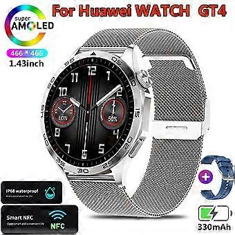 Watch GT4 For Huawei Smart Watch Adult GPS Tracker 1.43 Inch 466*466 HD Screen Always Display Bluetooth Call Smartwatch New