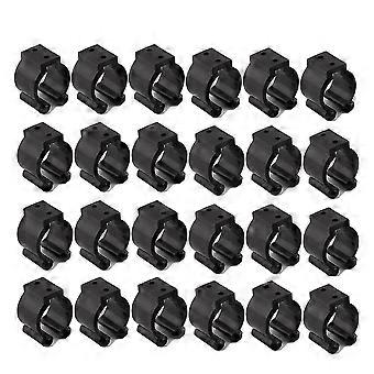 24 Pack Fishing Rod Storage Clips Holder Billiard Cue Organizer, Fishing Pole Holder Storage Rack-Yvan