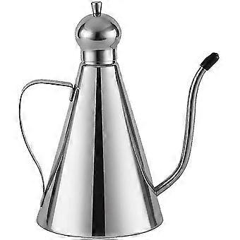 Ölflasche Edelstahl Öl Drizzler / Essig Pourer Auslaufsicherer Topf Olivenölflasche Behälter Pourer Spender, mit tropffreiem Auslauf, Multipurpo