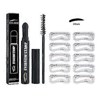 Eelhoe Eyebrow Printing Pen - Waterproof, Quick Makeup, Natural Hairline, with Stencil, Easy to Use