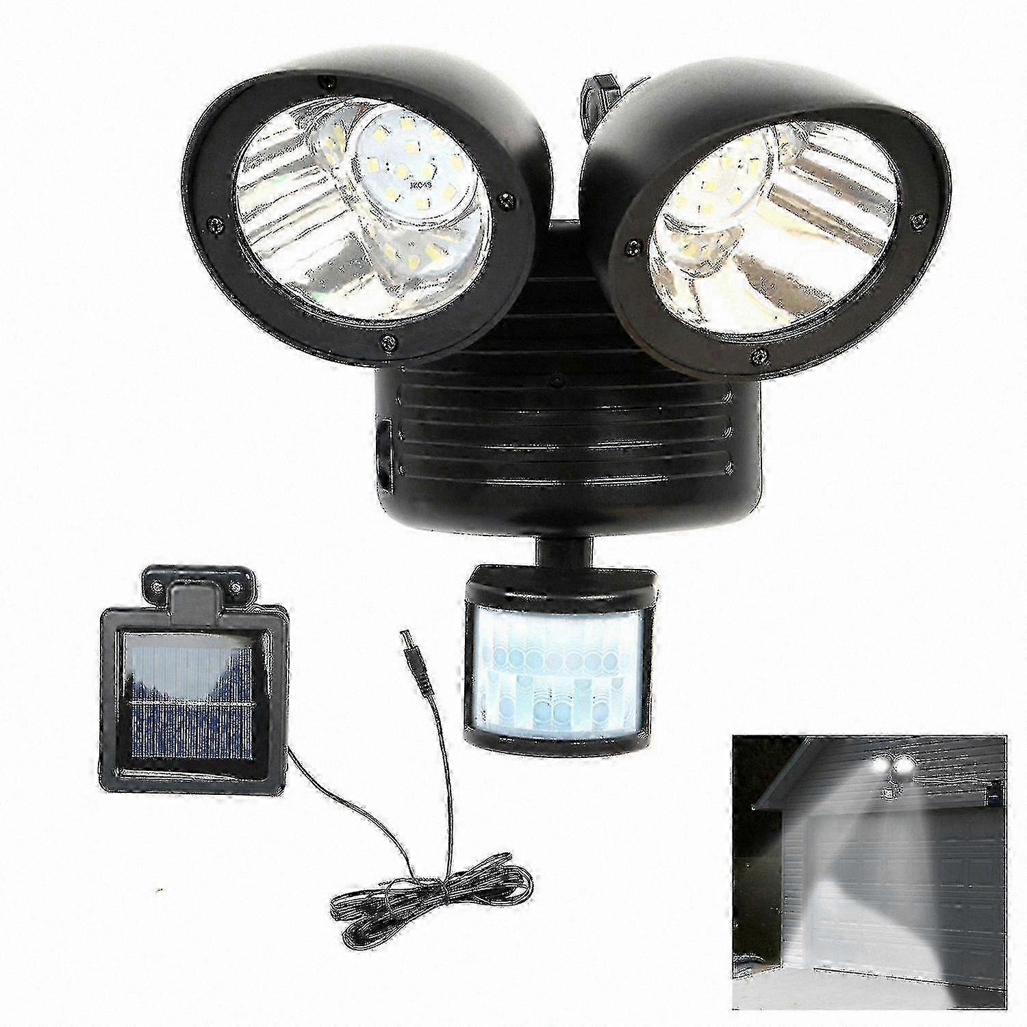 22 LED Solar Motion Sensor Floodlight Outdoor Security Light - YX