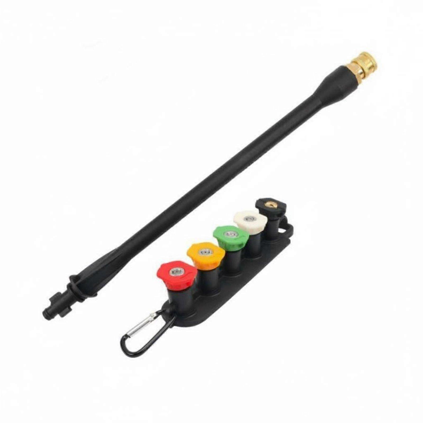1/4 Inch Quick Connect Lance 5 Color-Coded Nozzles Quick Connect Nozzle Set