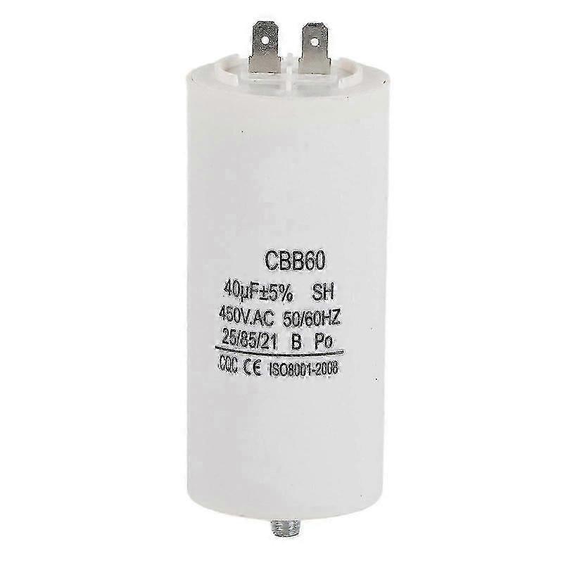CBB60 450V 40uF washing machine pump capacitor