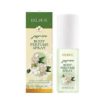 2 stk. Jasmine Body Parfymespray, frisk, delikat, lett og bærbar duft som varer lenge