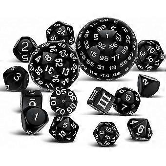 100-seitiges Würfelset, polyedrisch, D3-D100, kompatibel mit D&D-Brettspielen