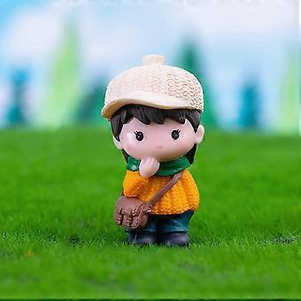 Miniature Doll Figurine - Charming Accent for Terrariums, Crafts and Desk Decor