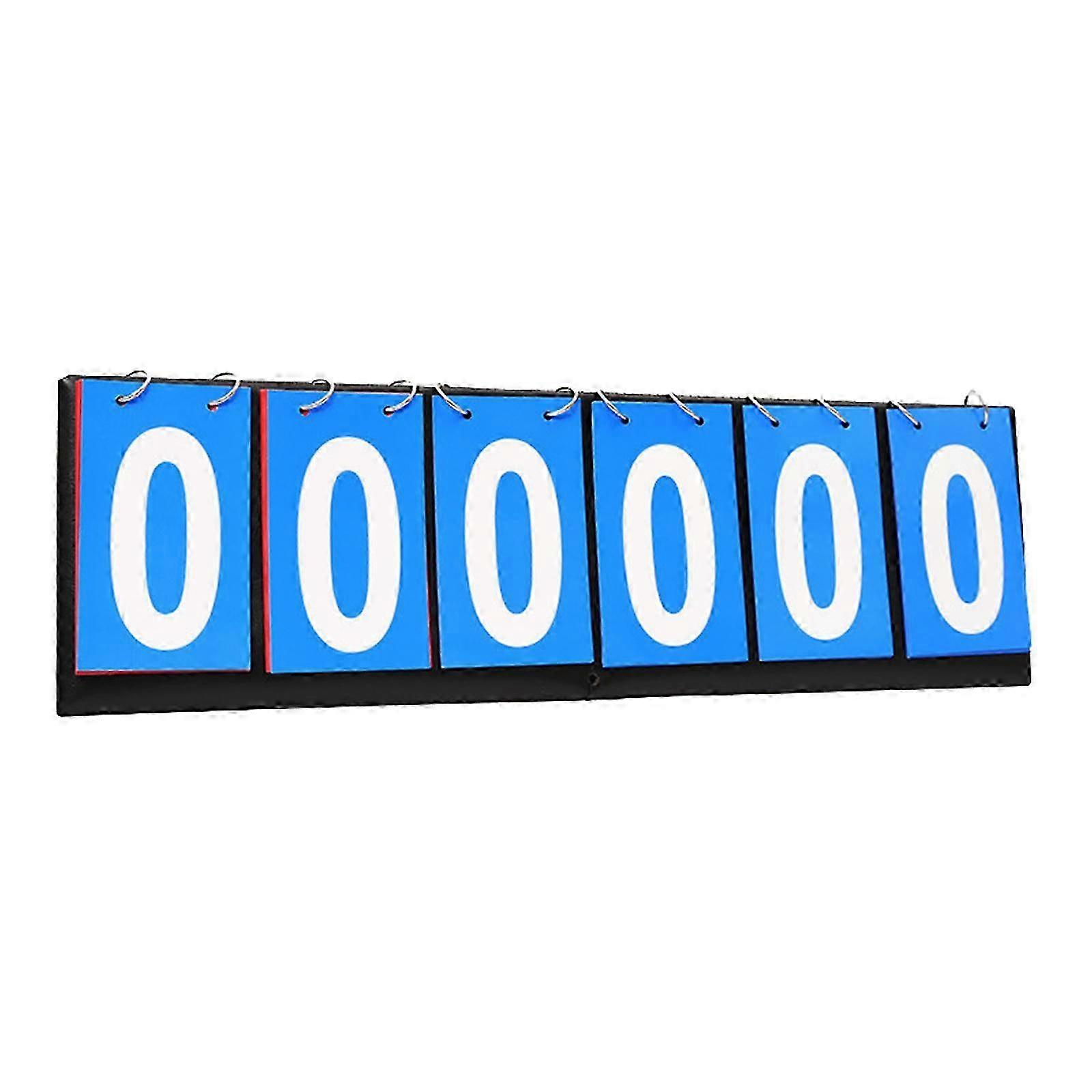 6-Digit Flip Scoreboard Portable