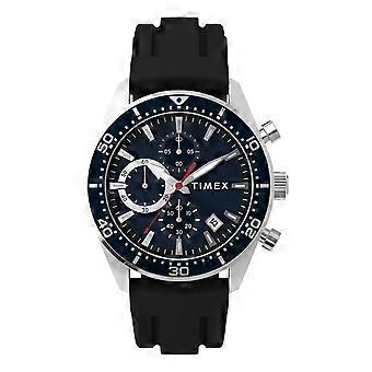 Timex Ridgefield Chronograph 42mm Silicone Strap Watch TW2Y62300