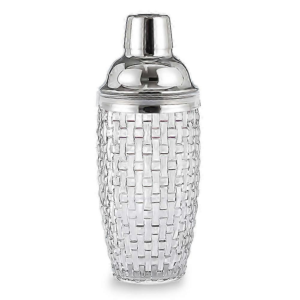 385ml Woven Texture Glass Shaker