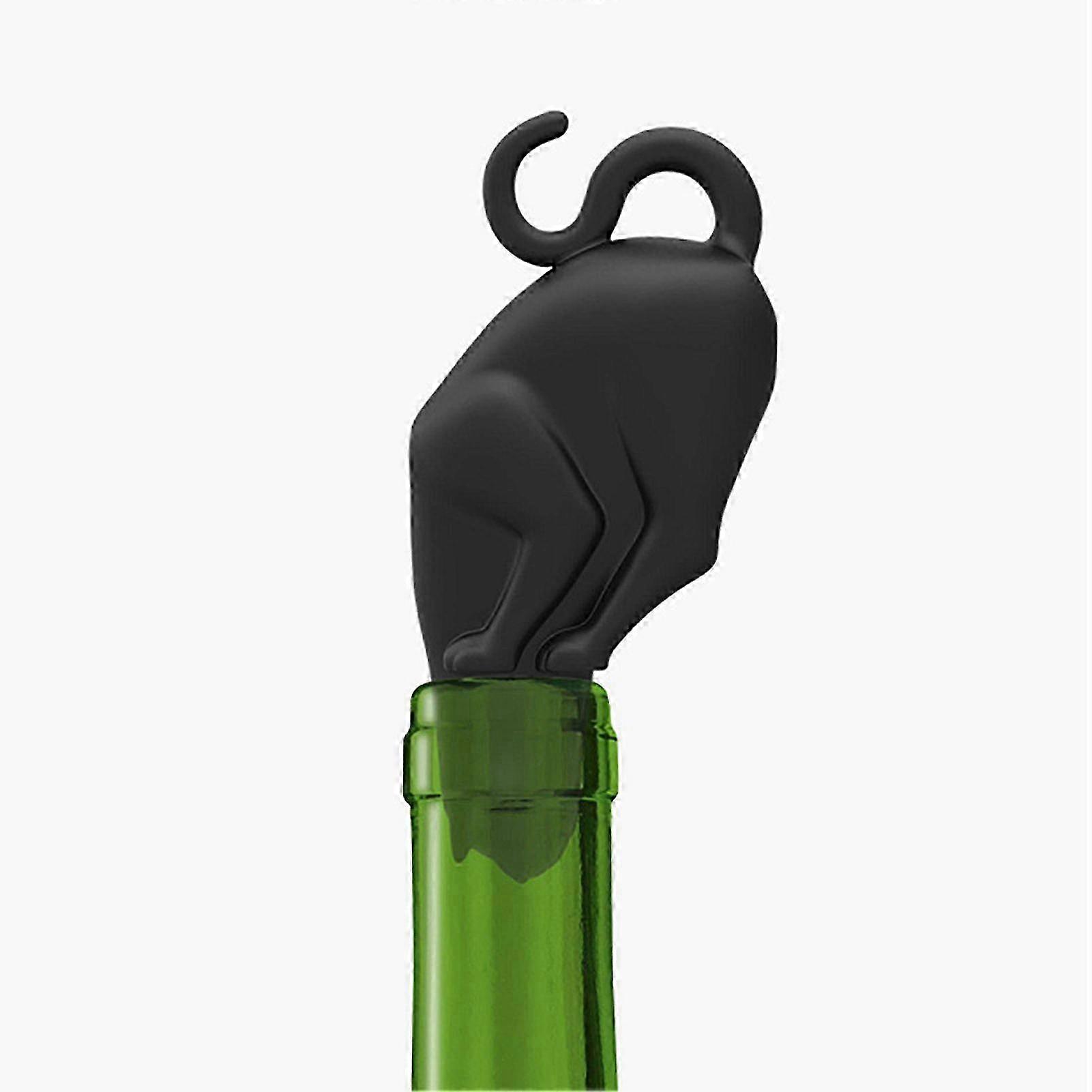 Leak-Proof Cat Silicone Bottle Stopper