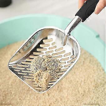 Cat Dog Litter Scoop Aluminum Alloy Metal Pooper Waste Poop Cleaner Big Pet Sand Shovel compatible with Household Pet Cleaning Gadgets