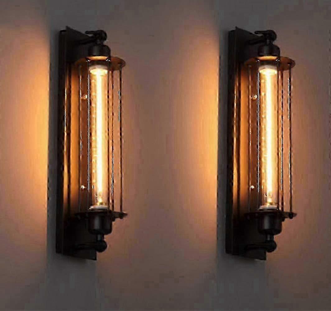 Warm White Cage Wall Light 8W
