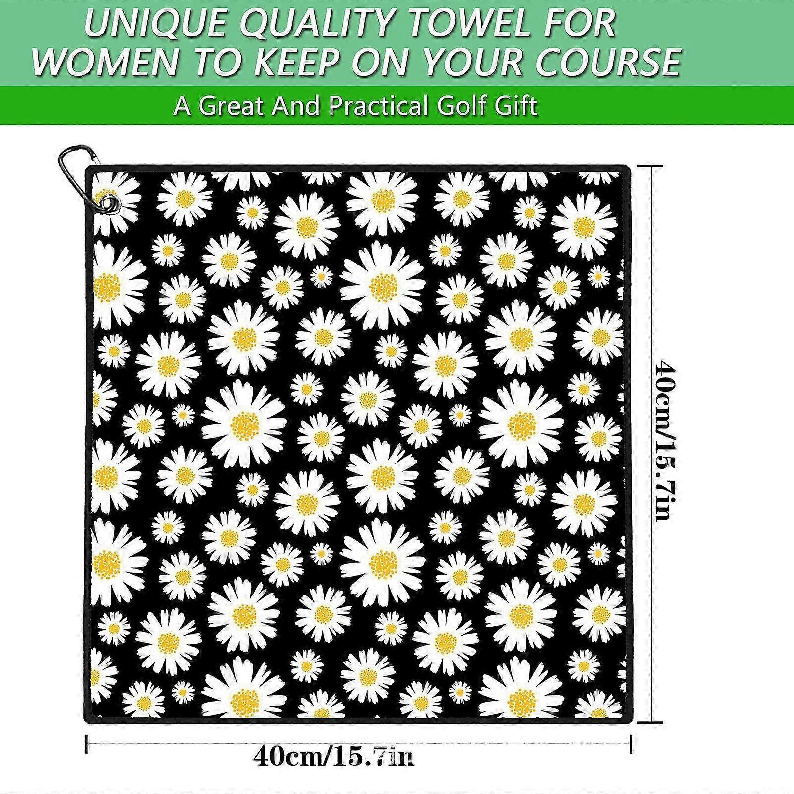 Absorbent Golf Towel Waffle 40x40cm