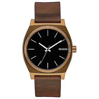 Nixon time teller Japanese Quartz Analog Woman Watch with Cowskin Bracelet A0453053