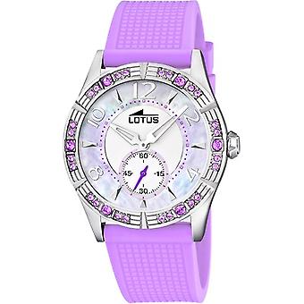 Lotus cool Quartz Analog Woman Watch with L15737/3 Rubber Bracelet