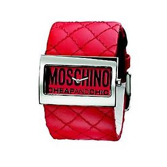 Moschino Time for Fashion Watch for Women Analog Quartz with Cowhide Bracelet MW0014