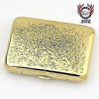 Reusable Gold-Plated Copper Smoking Case