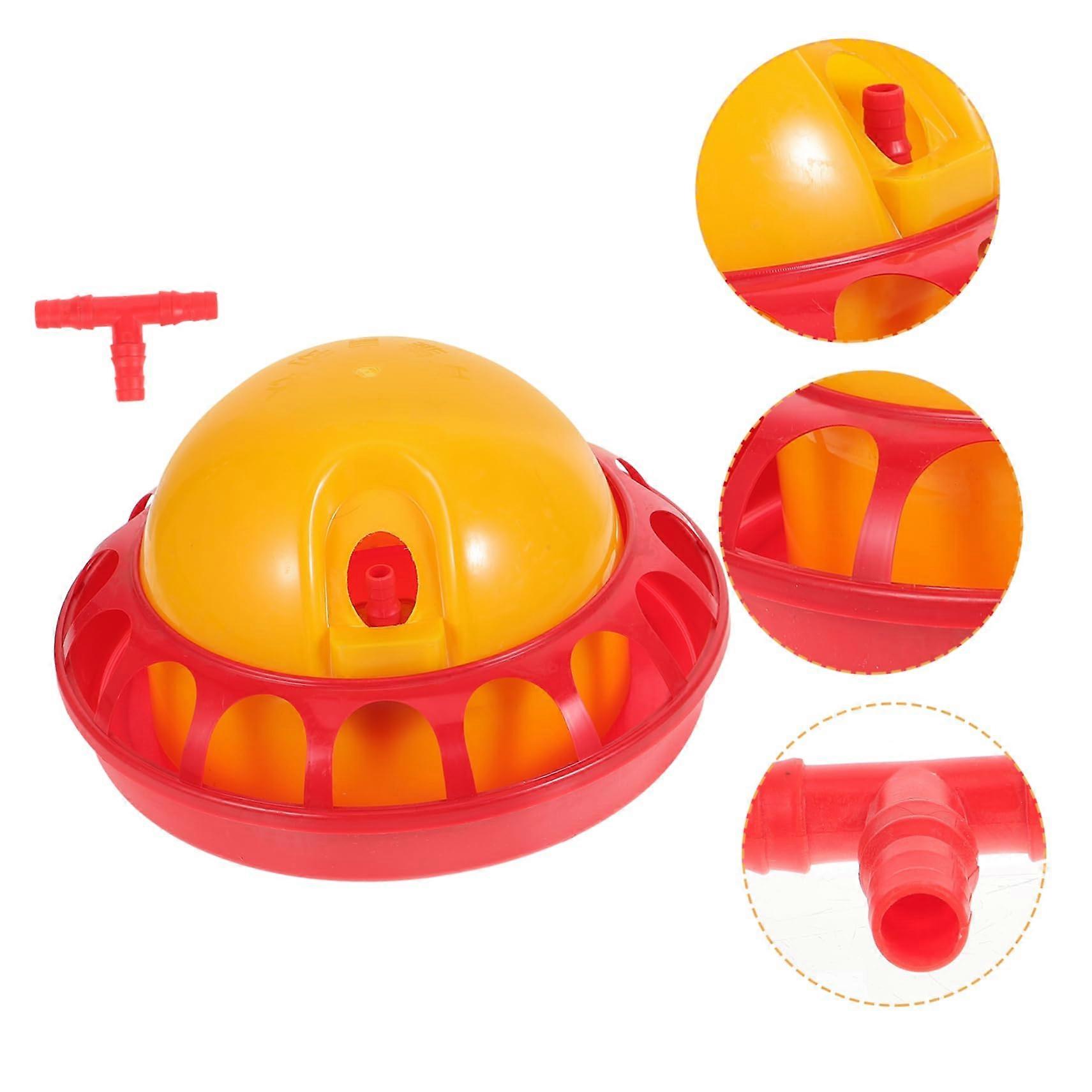 Chicken Feeder and Waterer, Automatic Plastic Poultry Container for Chicks, Coop and Brooder