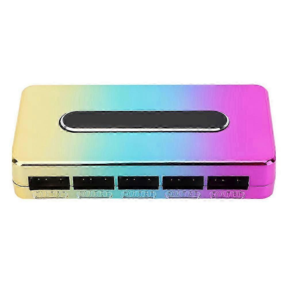 Argb Hub Adapter Controller with 10 Ports for Computer Use