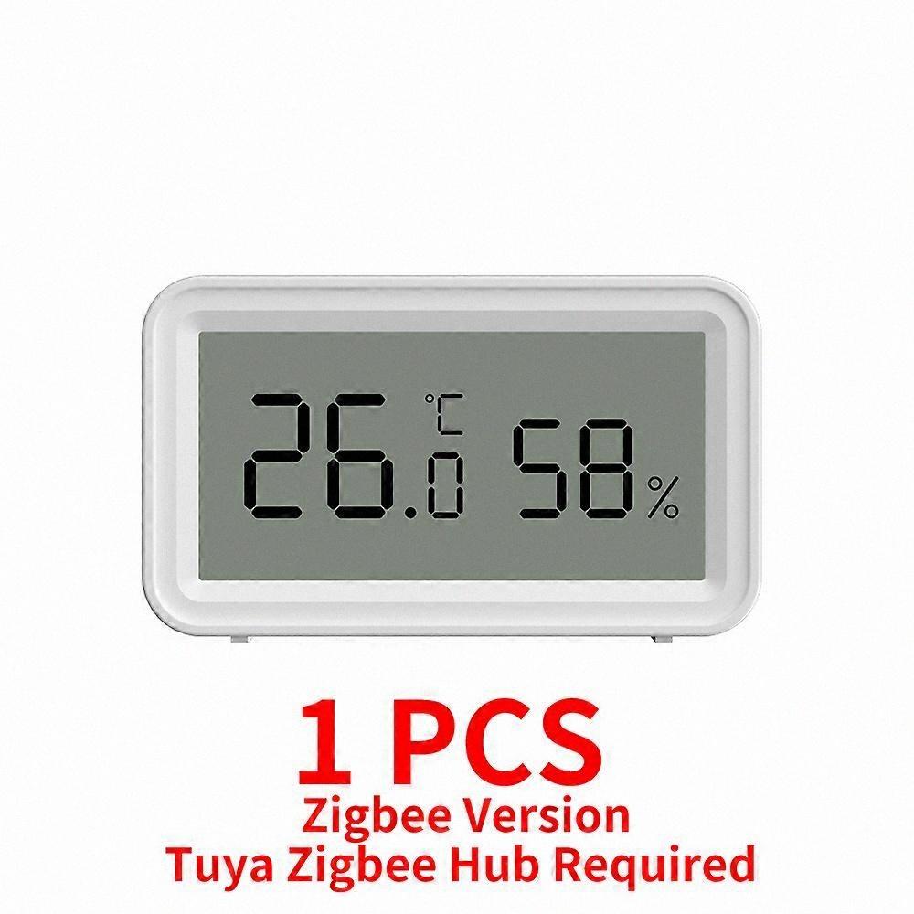 Zigbee Temperature Humidity Sensor for Smart Home, Compatible with Alexa and Google