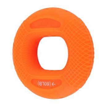 Hand Grip Strengthener Ring Silicone Hand Strength Trainer Squeezer Ring for Finger Forearm Exercise Muscle Training Orange 50 to 60LB
