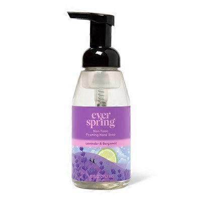 Lavender & Bergamot Foaming Hand Soap - 10 fl oz - Everspring™