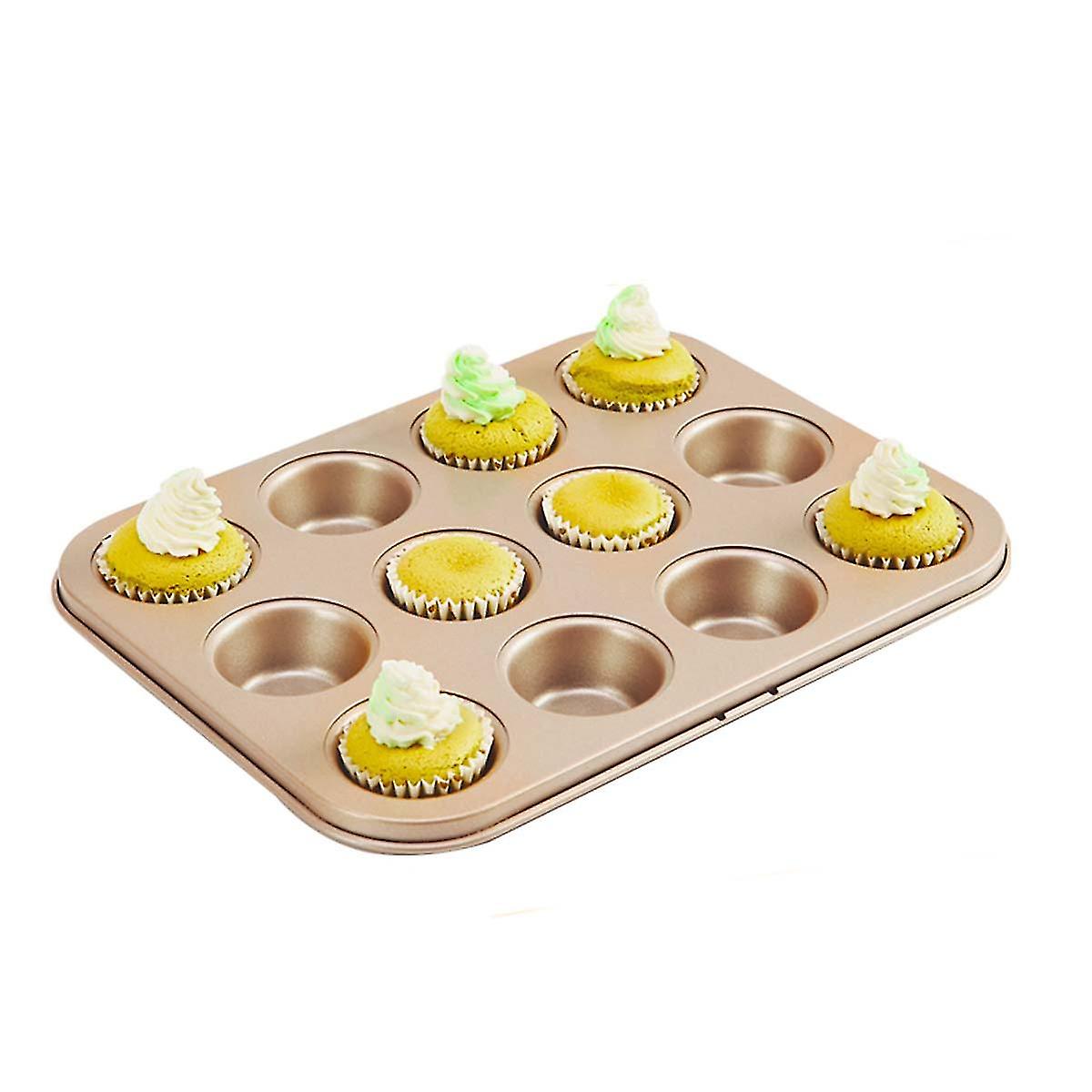 12 Cavity Non-stick Muffin Cake Baking Trays
