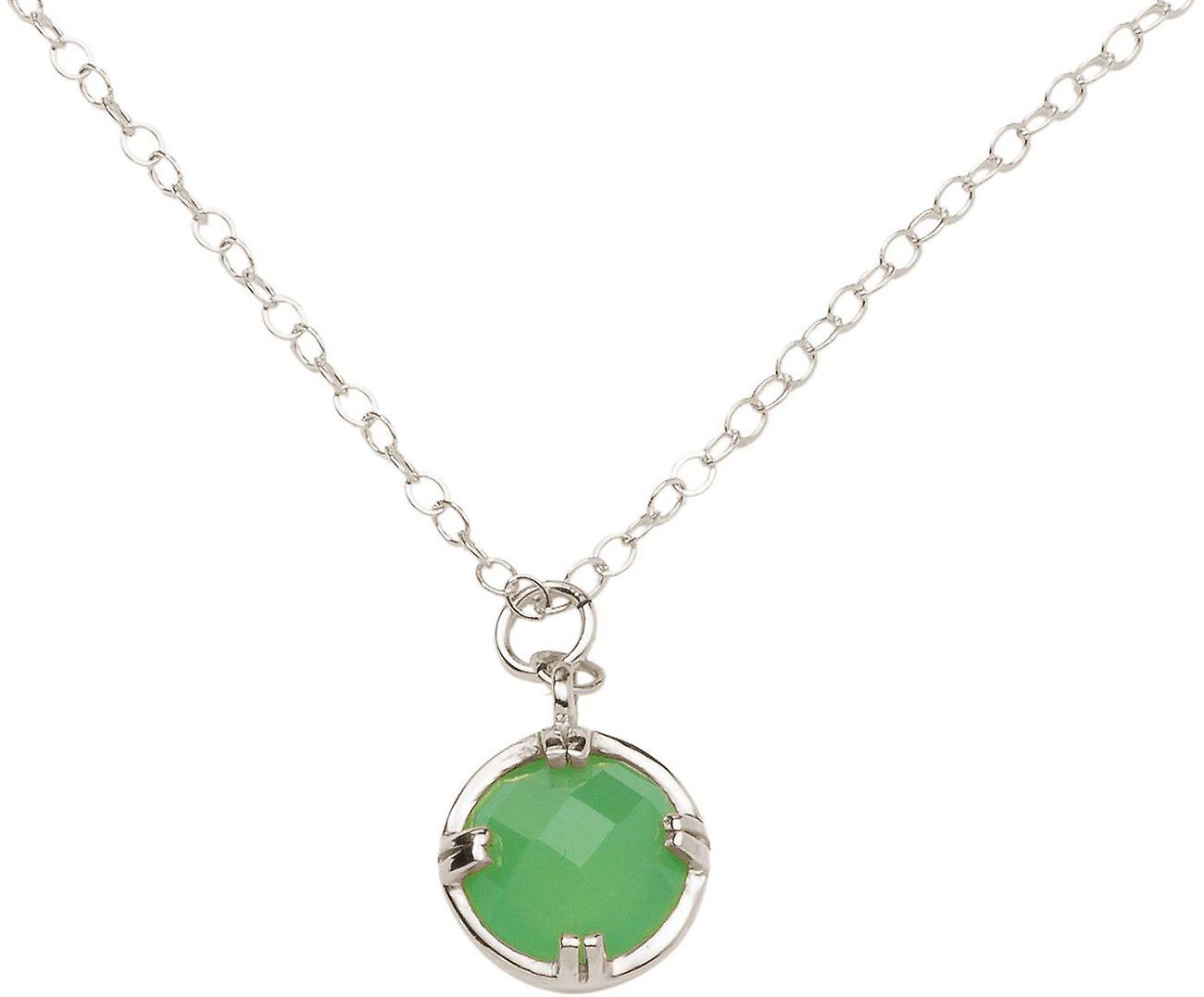 925 Sterling Silver Smooth Light Blue Chalcedony Ball Pendant – Unchaleed Gemstone – Made In Germany