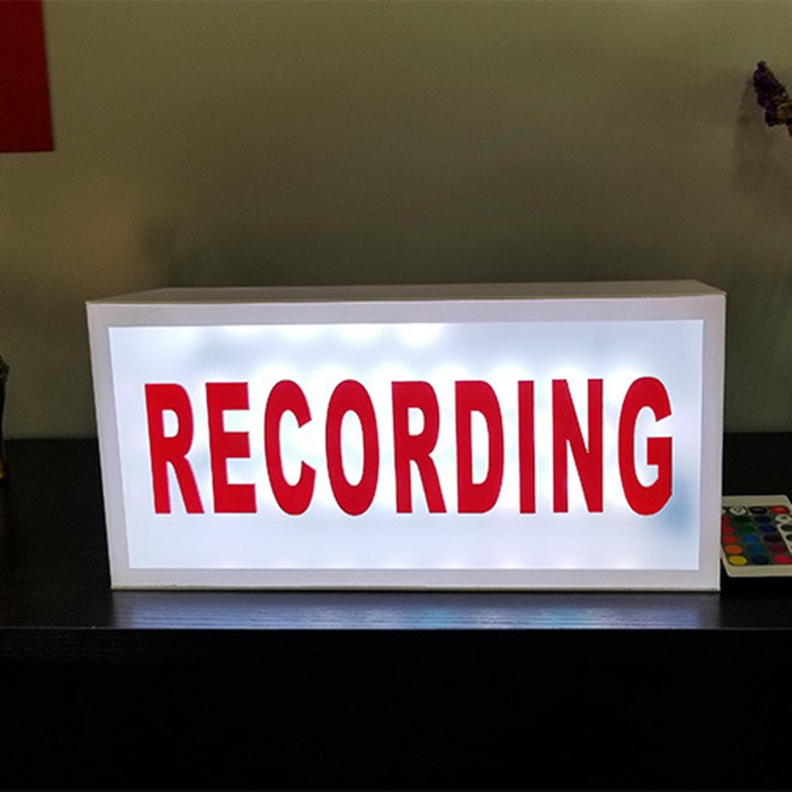 Busylight Sign Remote Control Illuminated Light Box for Studio White USB