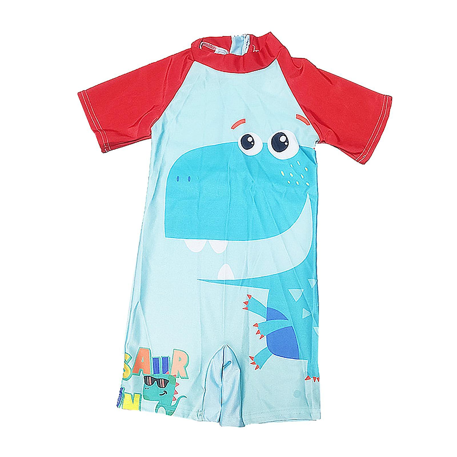 Maillots de bain enfants requin maillot de bain enfant une pièce maillot de bain rouge dinosaure XXL