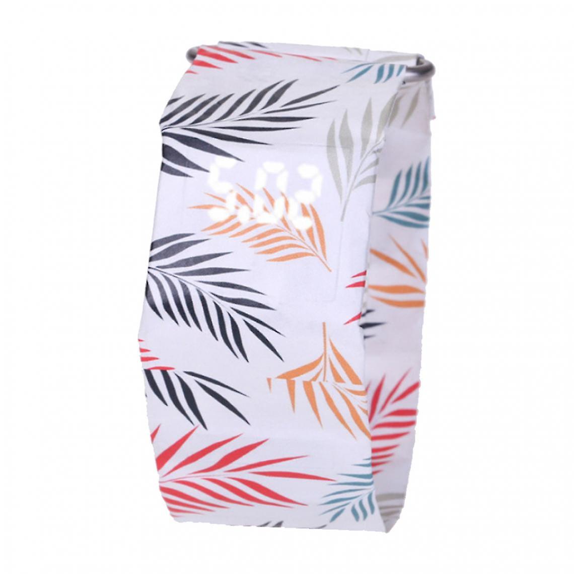 Snow Mountain Digital Led Erwachsene Kinder Wasserdichte Papierarmbanduhr