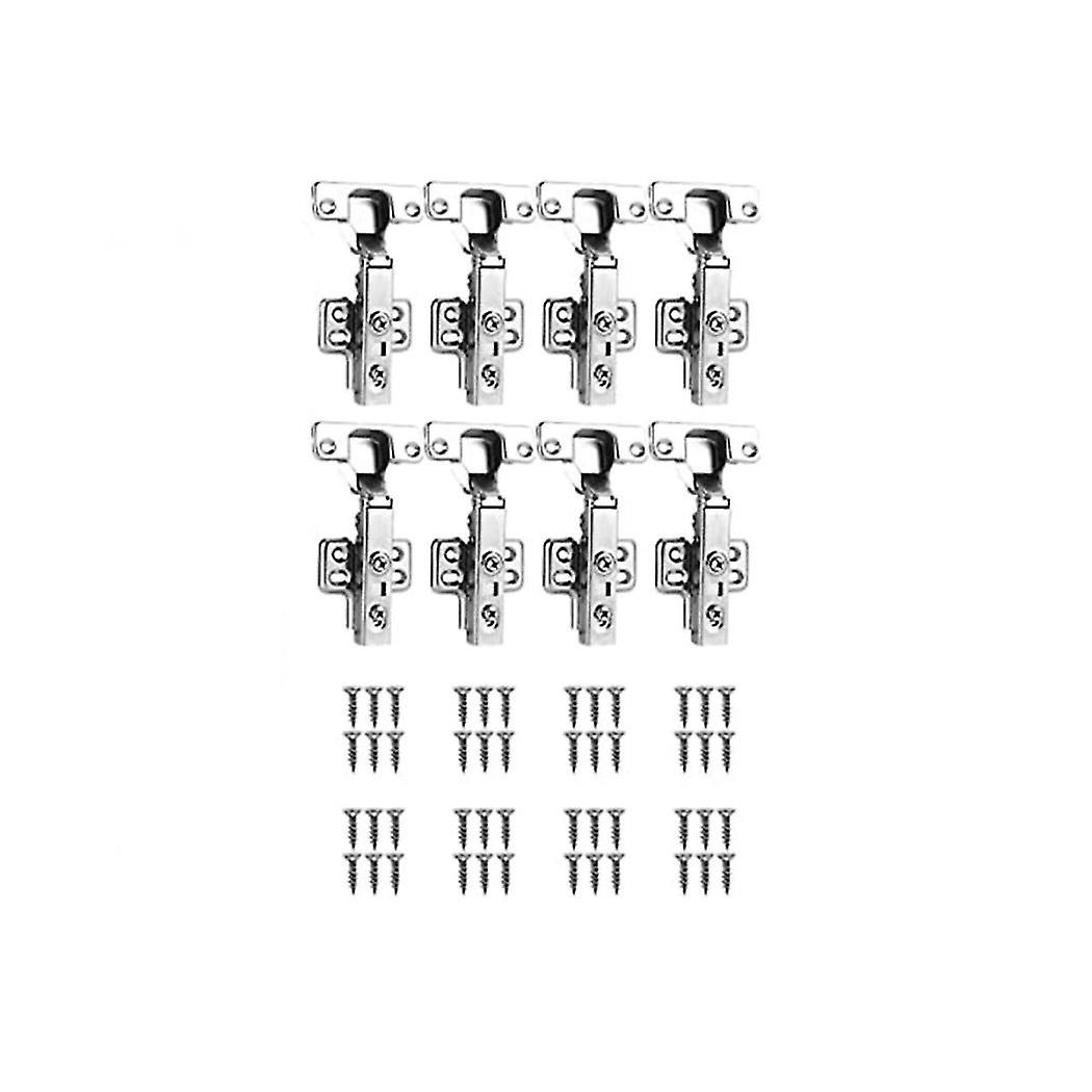 8-pack Cabinet Soft Close Hinges, Angle 110 With Hydraulic Spring, Cup Hinge, Removable