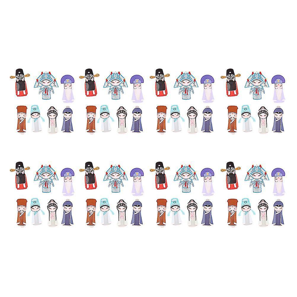 8 Sets Bookmark Mini Peking Opera Classical Chinese Style Practical Bookmark Stationery For Office S