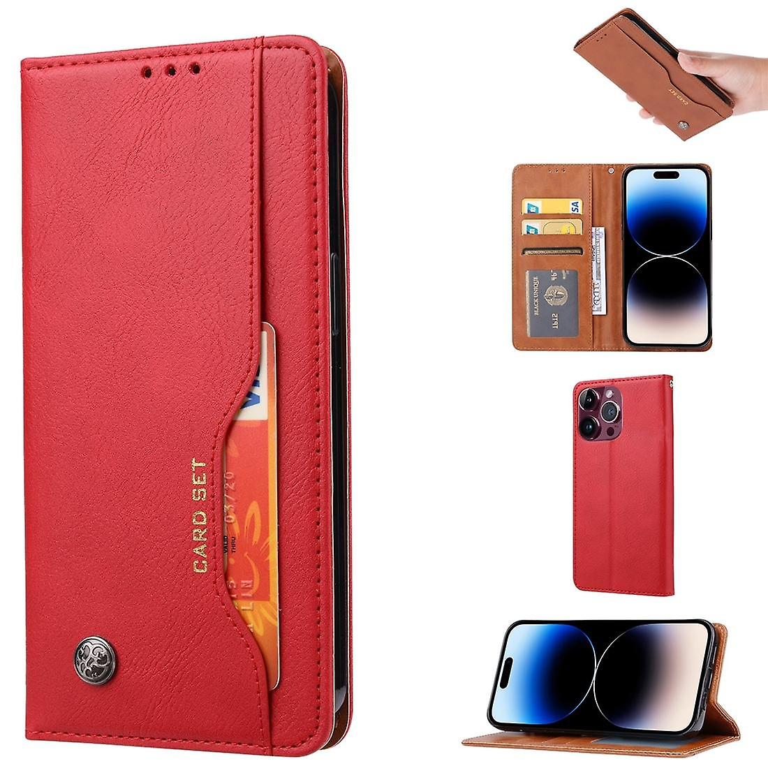 Knead Skin Texture Leather Case For iPhone 15 Pro Max