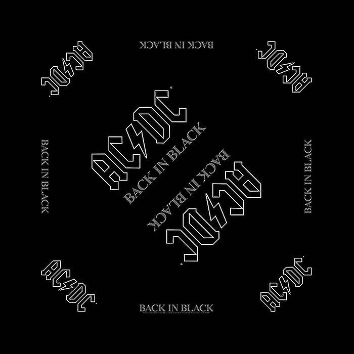 AC/DC Unisex Adult Back In Black Bandana