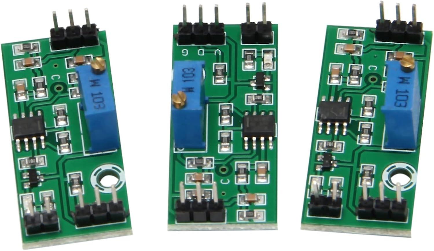 3pcs Lm393 3.5-24v Voltage Comparator Module With Led Indicator