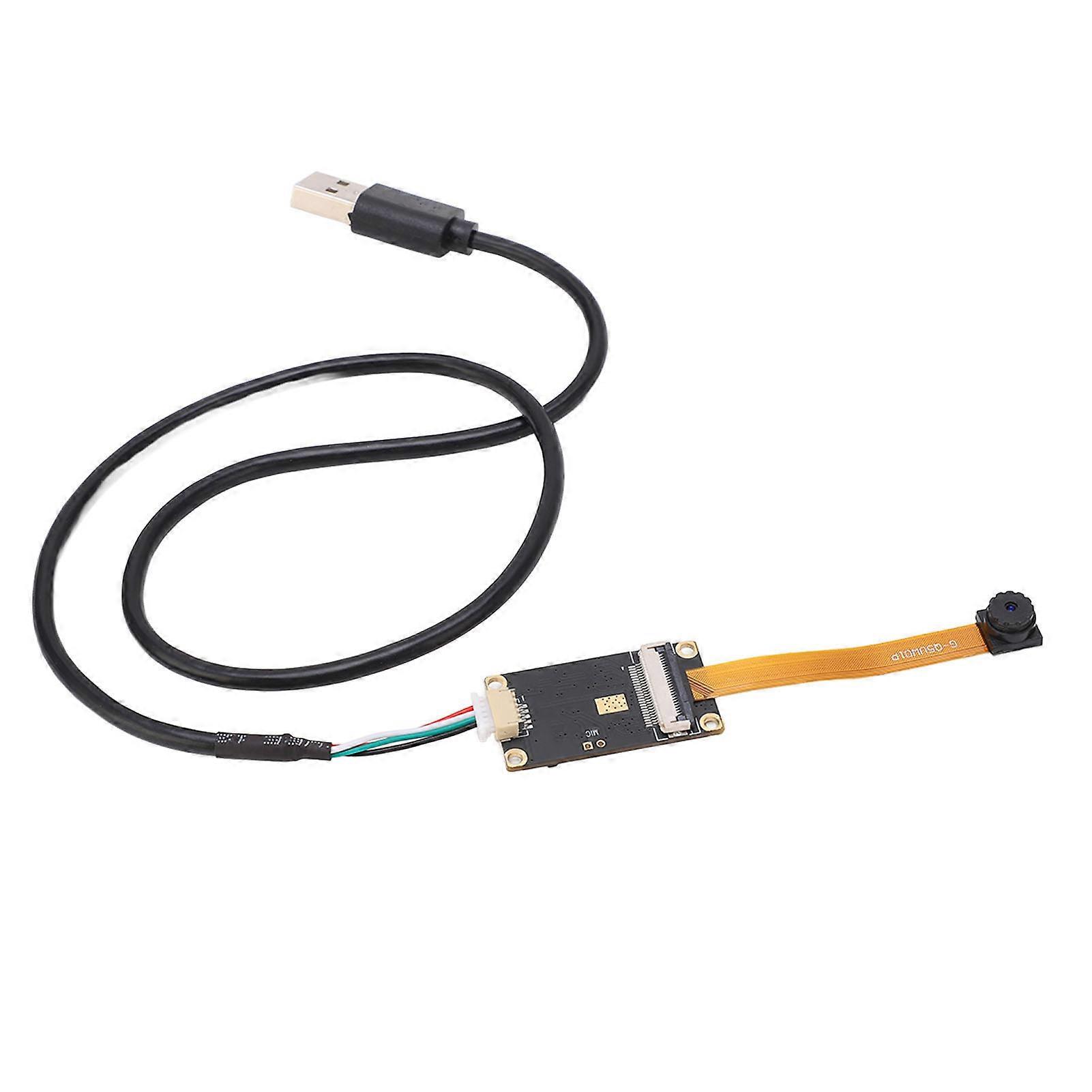 HD USB Camera Module Embedded Fixed Focus Without Distortion 5MP Camera Board for Industrial Equipment