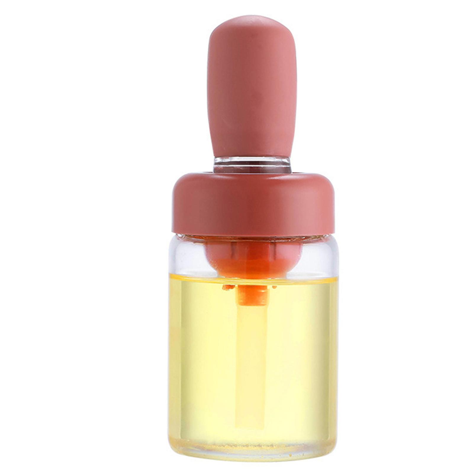 Silicone Dropper Measuring Oil Dispenser Bottle Quantitative for Kitchen Cooking