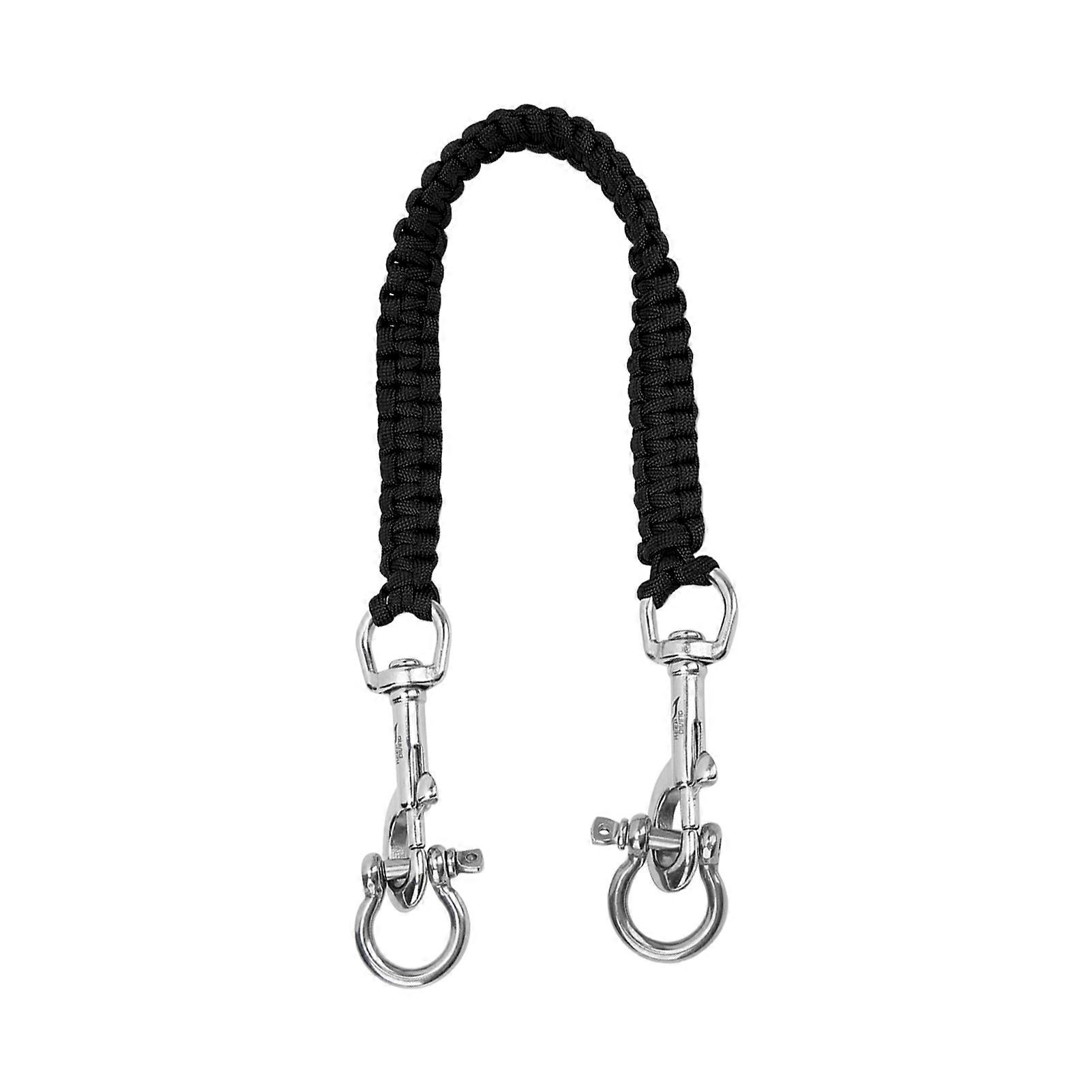 Diving Camera Lanyard Corrosion Rust Resistance 360° Flexible Rotation Diving Accessories for DiveBlack