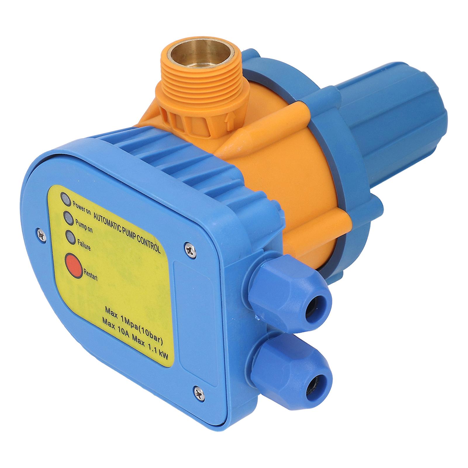 Water Pump Pressure Switch Adjustable Automatic Controller 1.5‑2.2bar Waterproof 220V‑240V 1.1KW