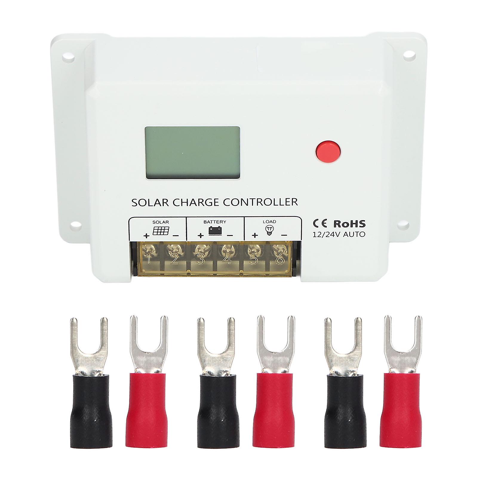 Solar Charge Controller Charging Parameters Adjustable MOS Circuit PWM Solar Charge Regulator 12V 24V 20A