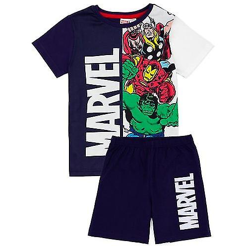 Marvel Pojkar Superhjälte Kort Pyjamas Set
