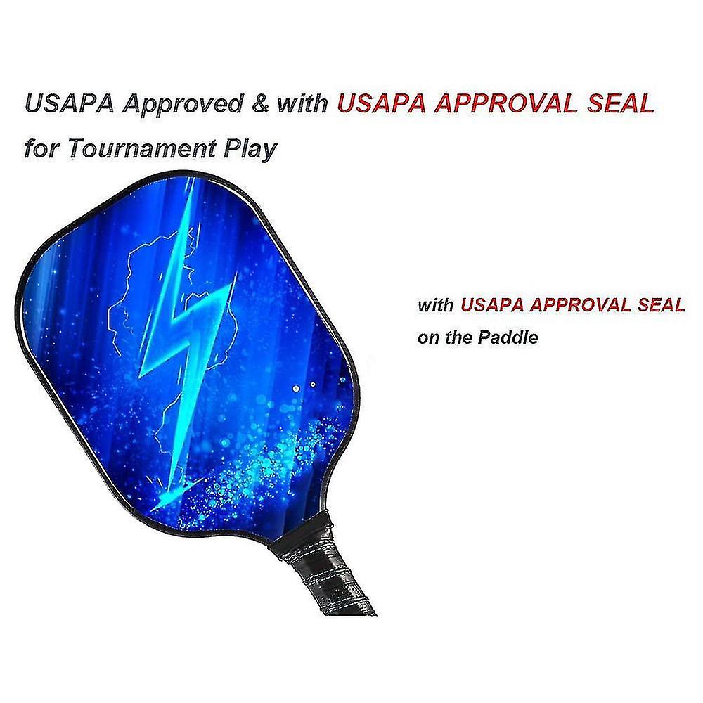 Pack Of 2 Pickleball Paddle Lightweight Pickleball Paddles,thin&quick Pickleball Rackets Set With C