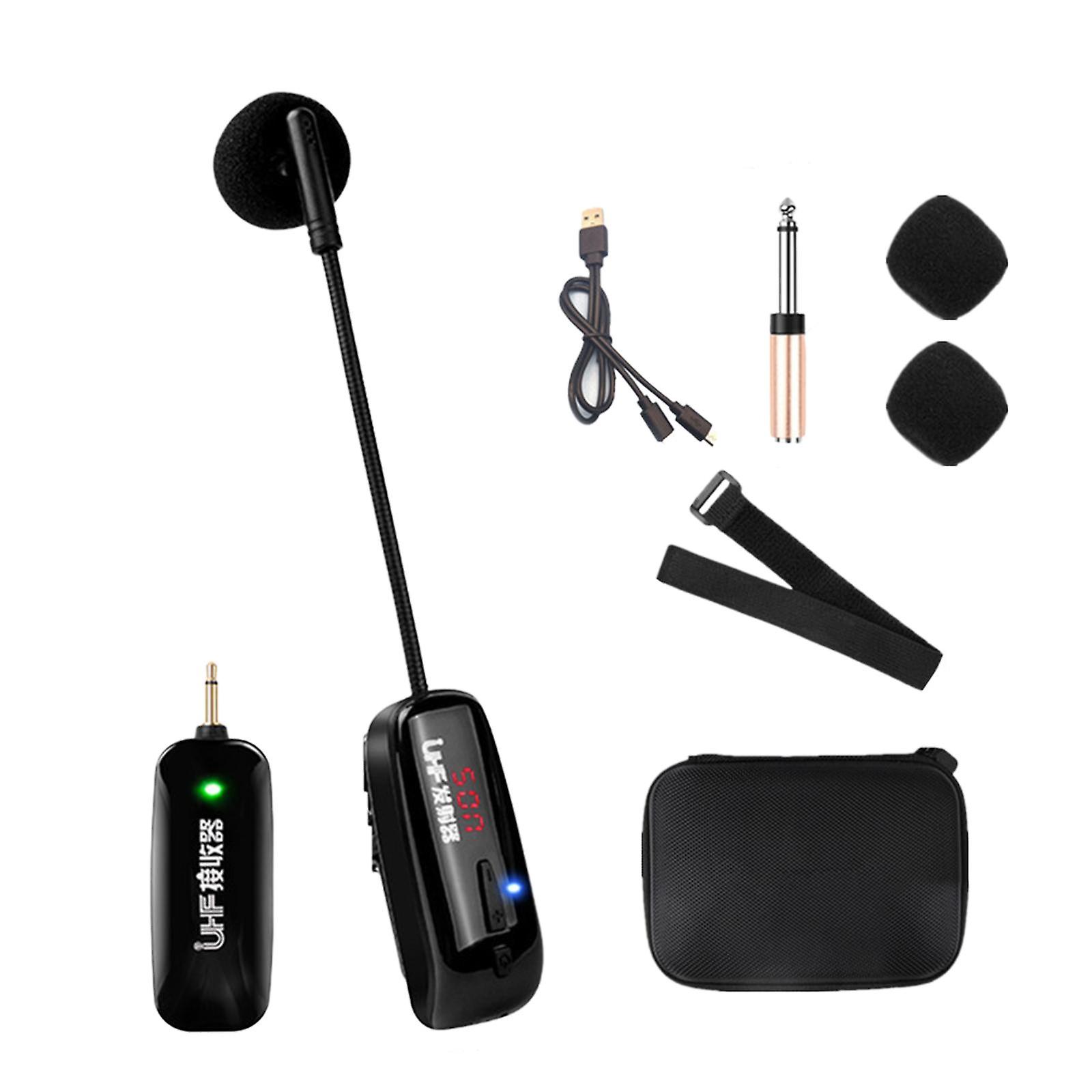 Enstrüman Mikrofon Kablosuz Erhu Flüt için Dayanıklı Sistem Keman Alıcı Profesyonel Aksesuarlar Mikrofon Üzerinde Bant Klipsi