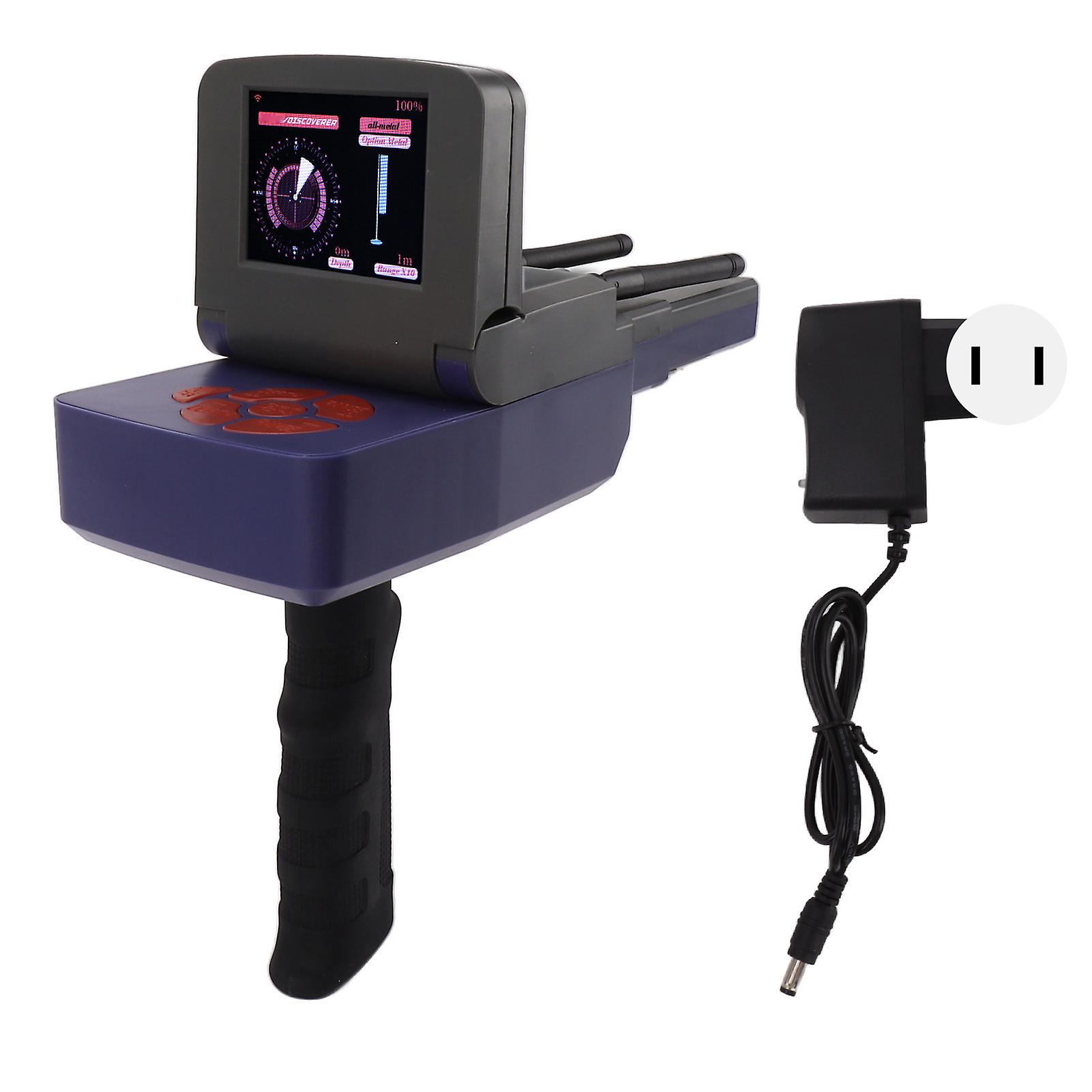 30m Deep Underground Metal Detector 1500m Range with Display for Gold Silver Copper US Plug 100-240V